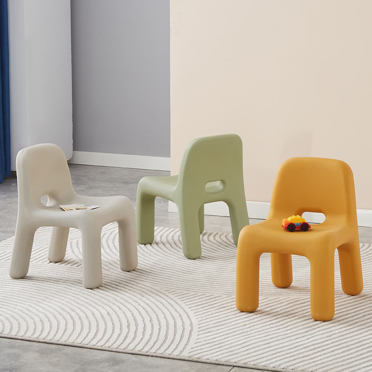 Детский стул, пластиковый стул для учебы, детский обеденный стул, в скандинавском стиле интернет-знаменитостей, простой для...