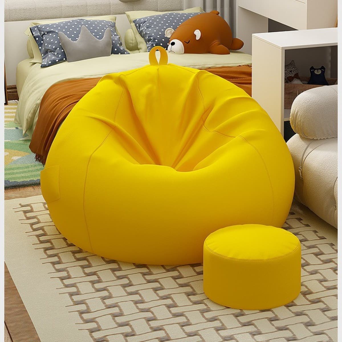 Ленивый диван с бобами сумка новая увеличенная сеть красная гостиная спальня повседневная татами балкон ленивое кресло может...