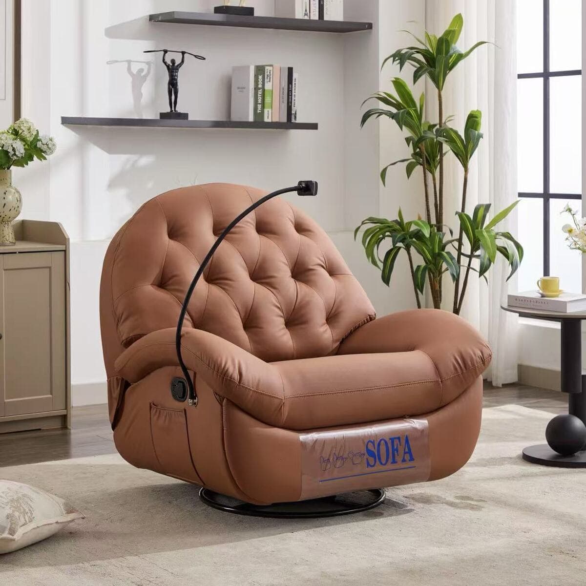 Электрический многофункциональный кресло для отдыха Лежащий и может спать ленивый диван-салон первого класса