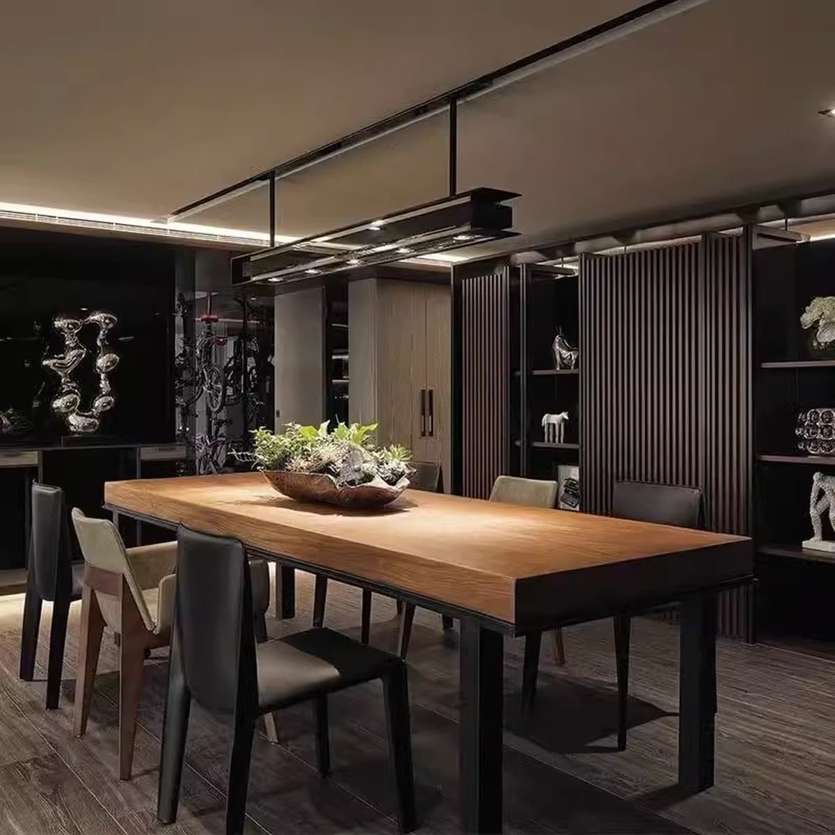 Стол из цельного дерева простой современный стол домашний стол стул прямоугольный Ретро прочный ресторанный обеденный стол...