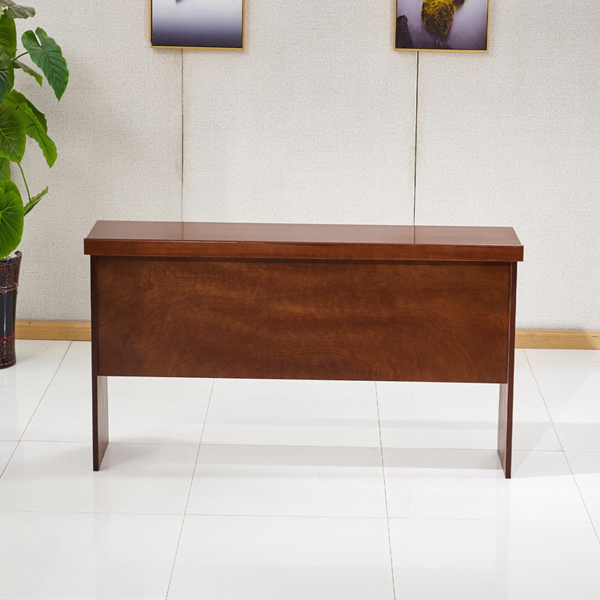 Двойной стол для совещаний Стол 1,2 м Учебный стол Барный стол Краска Твердая древесина Длинный стол Конференц-зал Стол и...