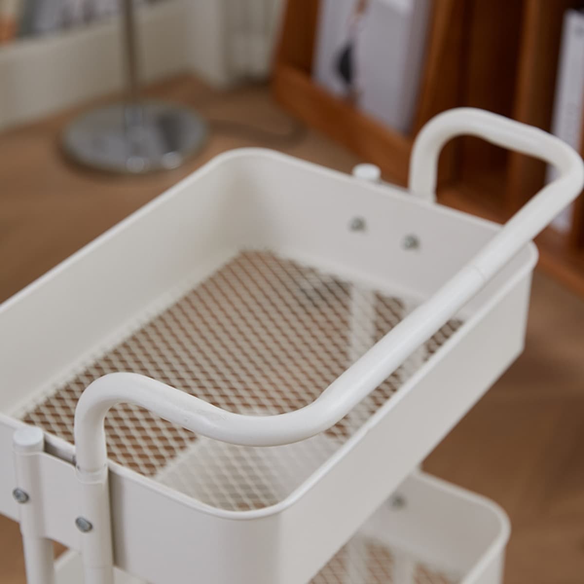 Многоярусная напольная тележка-стеллаж для хранения для дома, кухни, детских принадлежностей, снеков, ванной и туалета