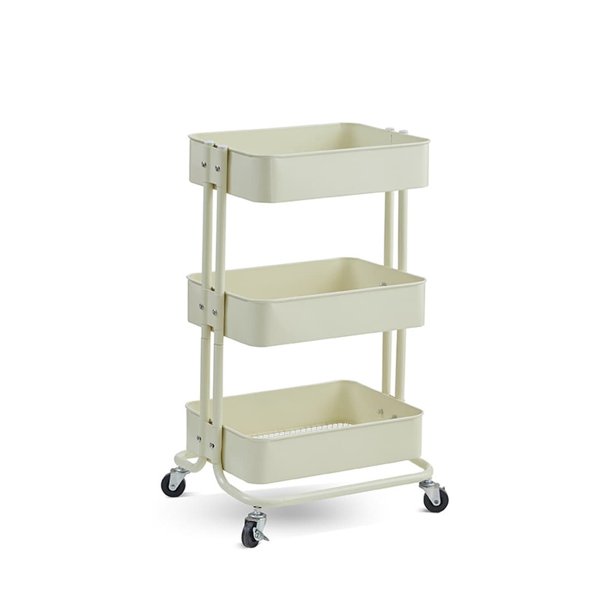 Многоярусная напольная тележка-стеллаж для хранения для дома, кухни, детских принадлежностей, снеков, ванной и туалета