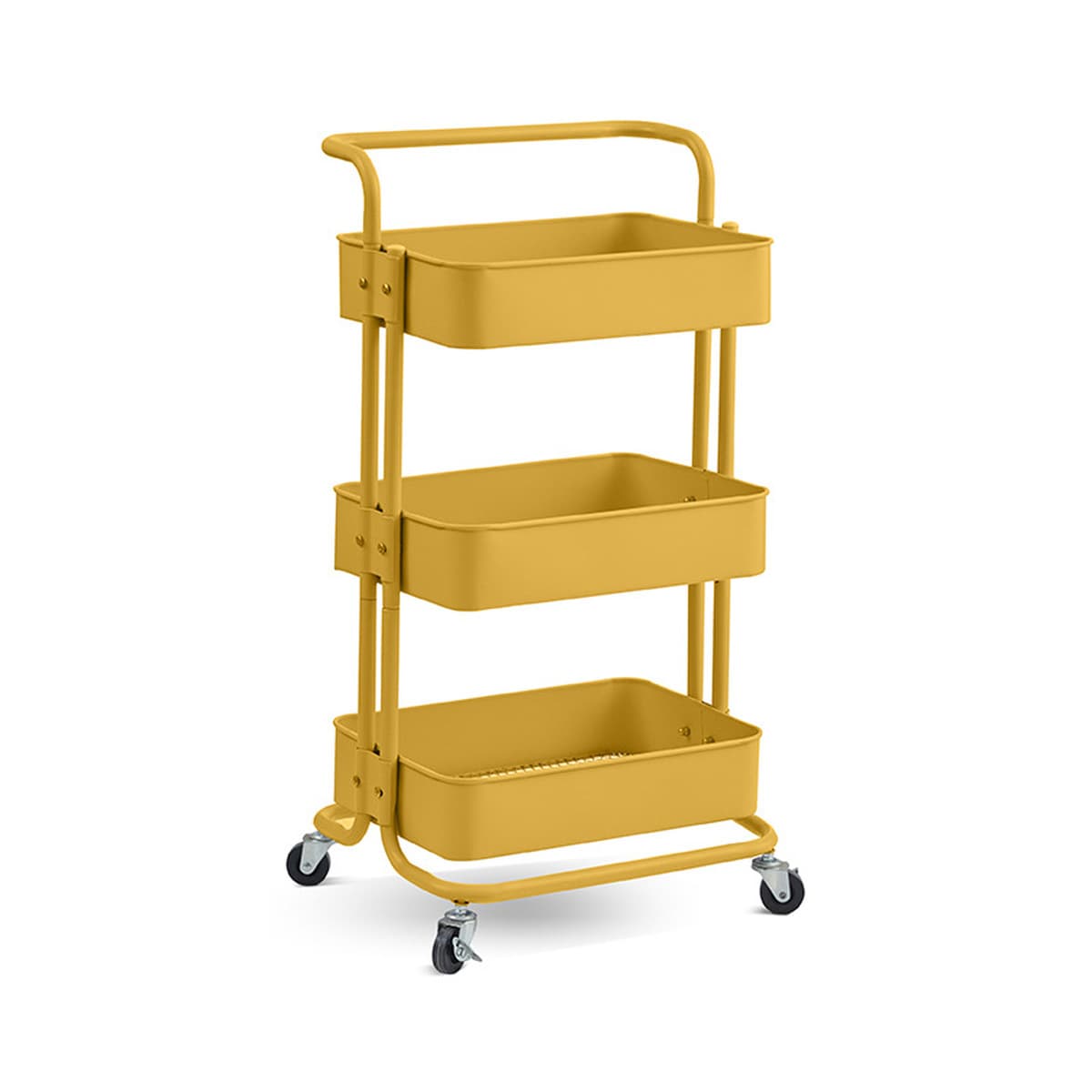 Многоярусная напольная тележка-стеллаж для хранения для дома, кухни, детских принадлежностей, снеков, ванной и туалета