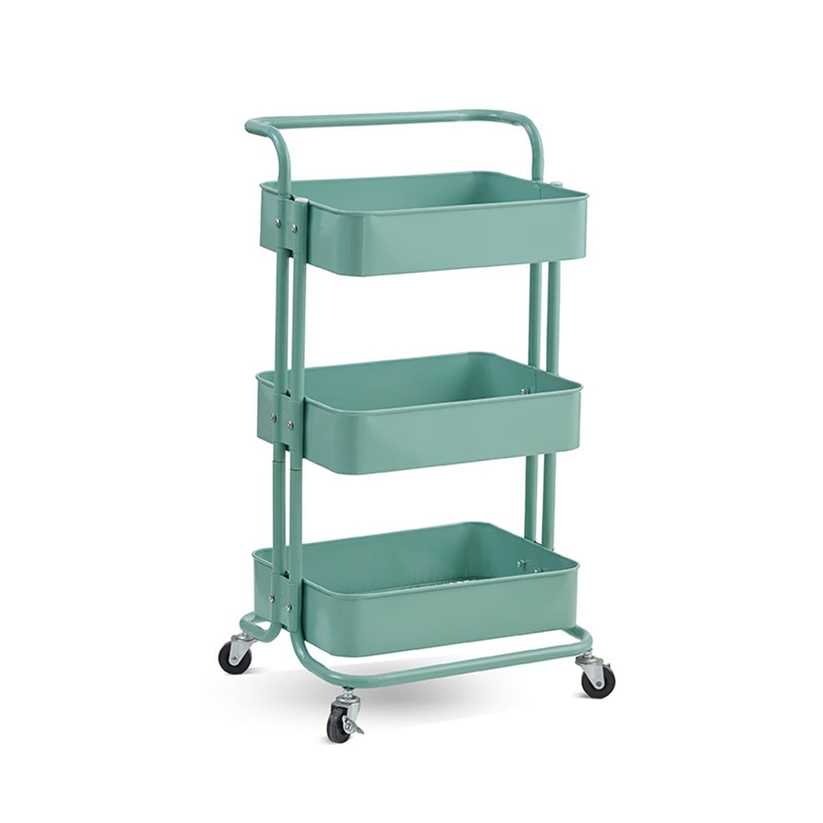 Многоярусная напольная тележка-стеллаж для хранения для дома, кухни, детских принадлежностей, снеков, ванной и туалета