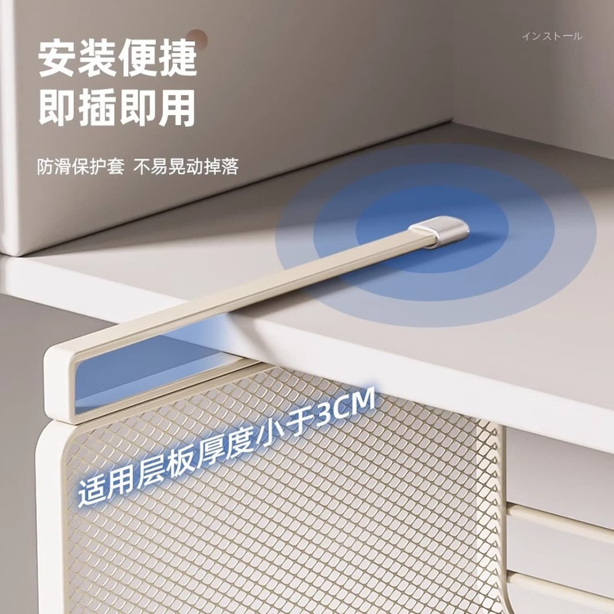 Кухонная полка для хранения, подстольная полка для общежития, подвесная многоярусная перегородка, настольная подвесная...