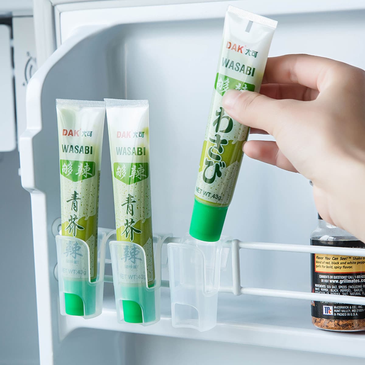 Пластиковая кухонная полка для хранения, японский стиль, для ванной, холодильника, косметики, многофункциональная полка с...