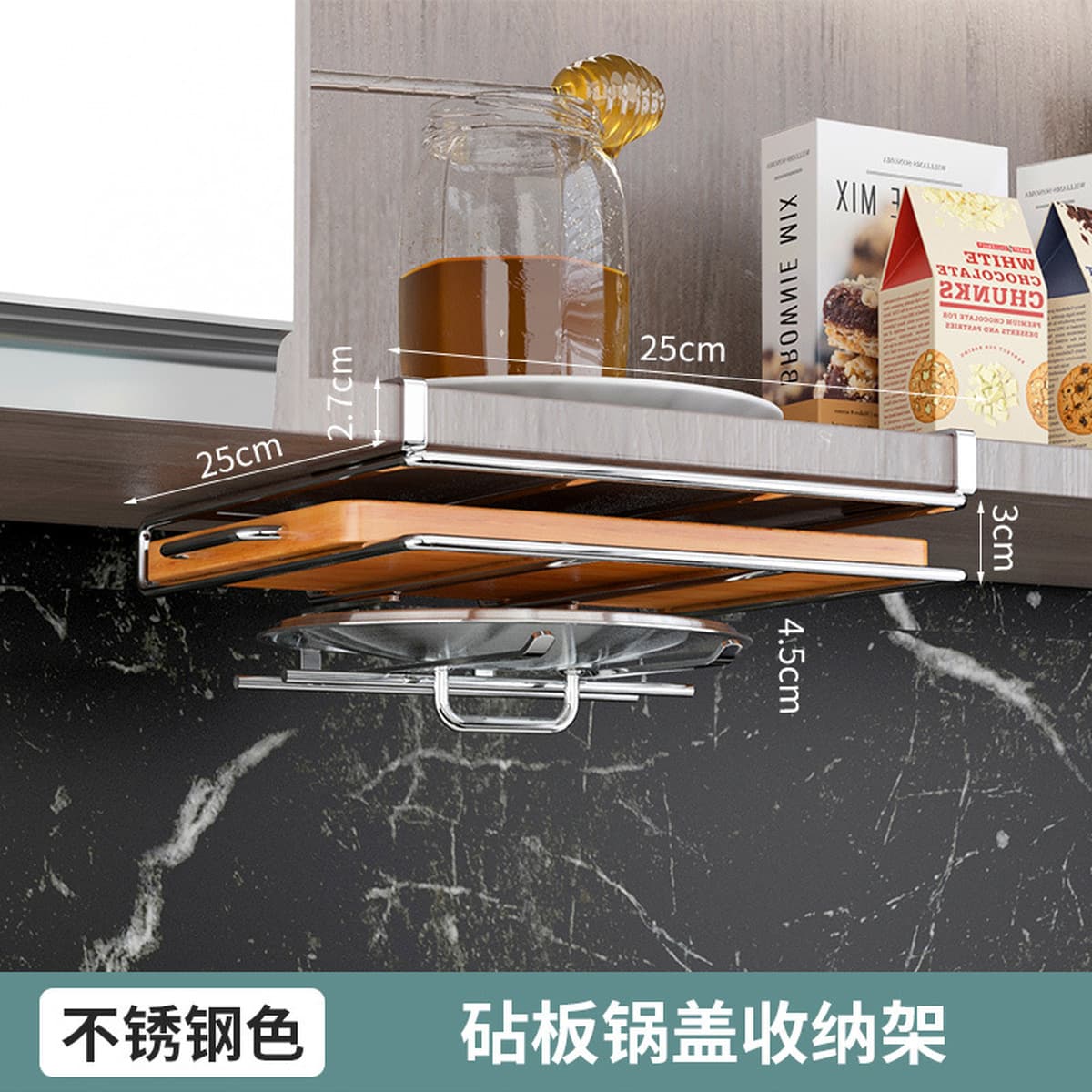 Нижний подвесной шкаф из нержавеющей стали для кухонного шкафа