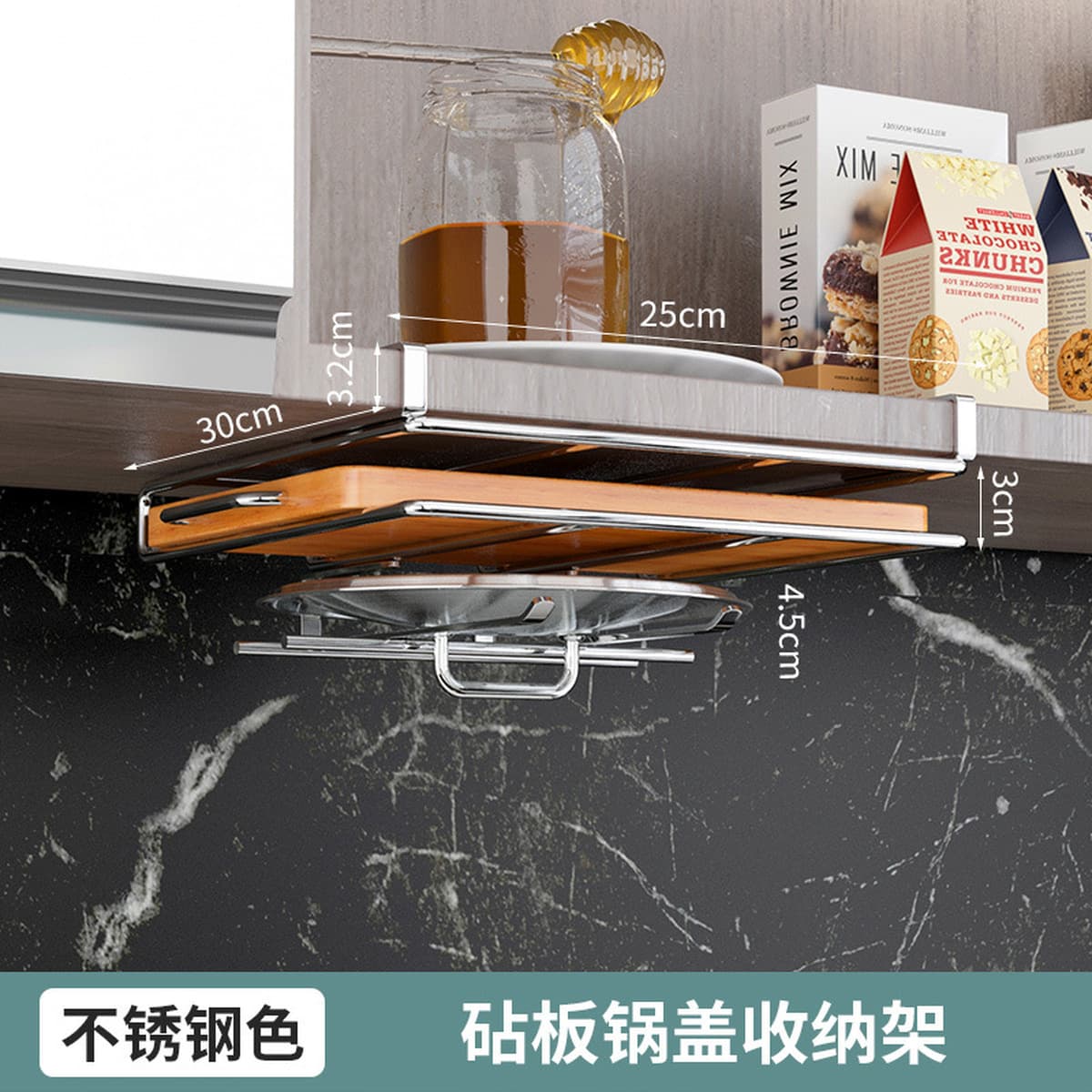 Нижний подвесной шкаф из нержавеющей стали для кухонного шкафа