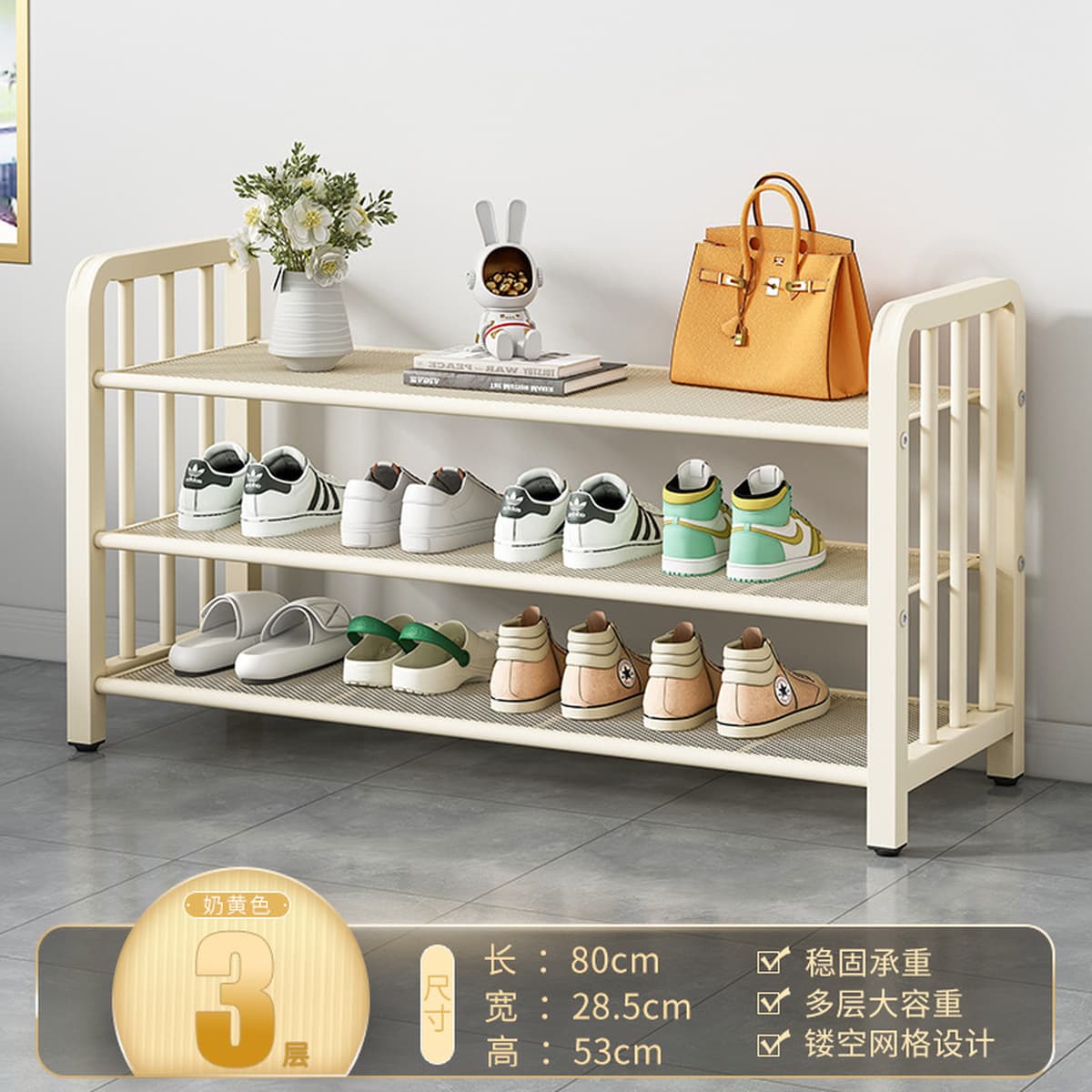 Напольная обувница для прихожей, минимальный заказ — одна штука, многоярусная компактная обувница, пылезащитный простой шкаф...