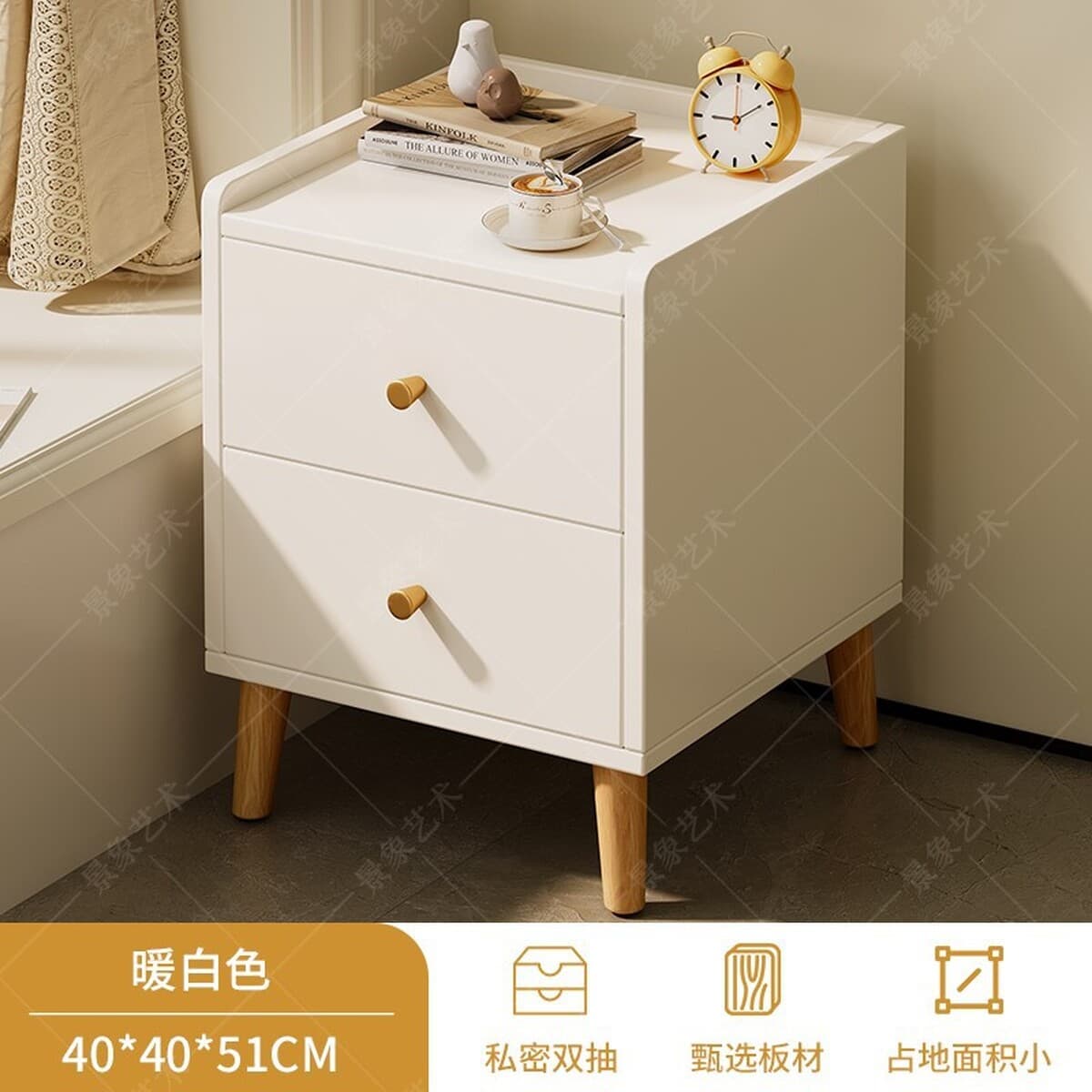 Прикроватная тумбочка для дома в малогабаритных квартирах, ультраузкая прикроватная полка для хранения, новая прикроватная...