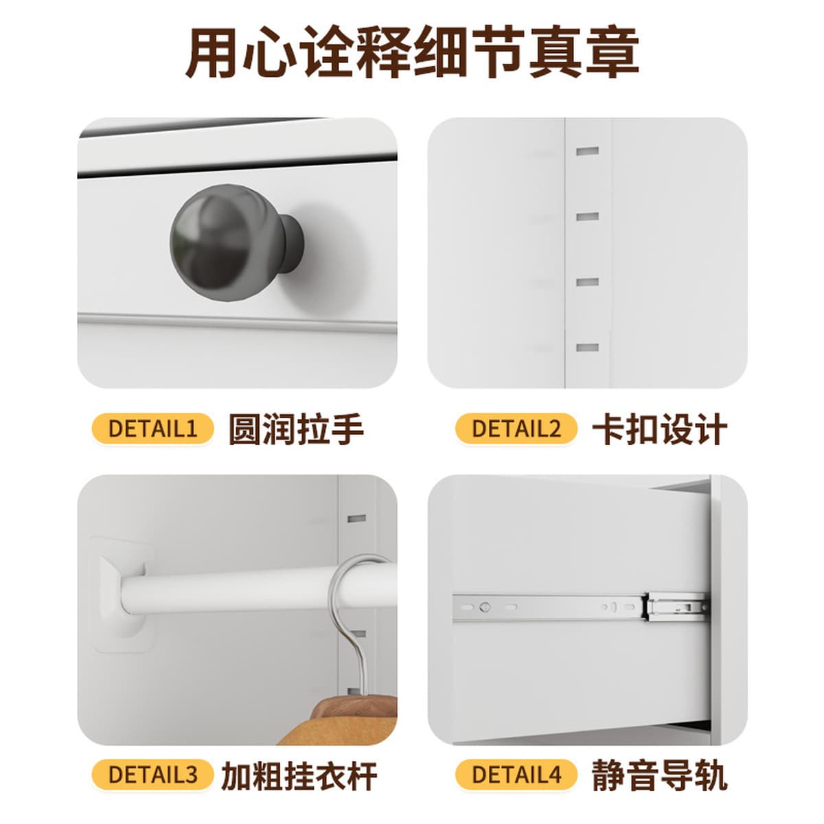 Утолщенный стальной шкаф для дома, спальни, простая сборка, европейский стиль, 2025, новый металлический трехдверный большой...