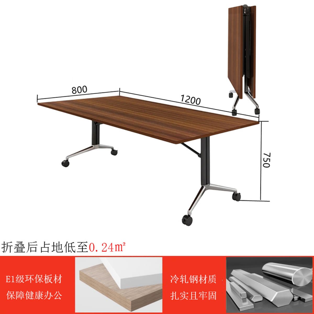 Складной стол для переговоров Мобильный стол Бизнес-стол Тренировочный стол Простой стол Конференц-зал Стол для переговоров...
