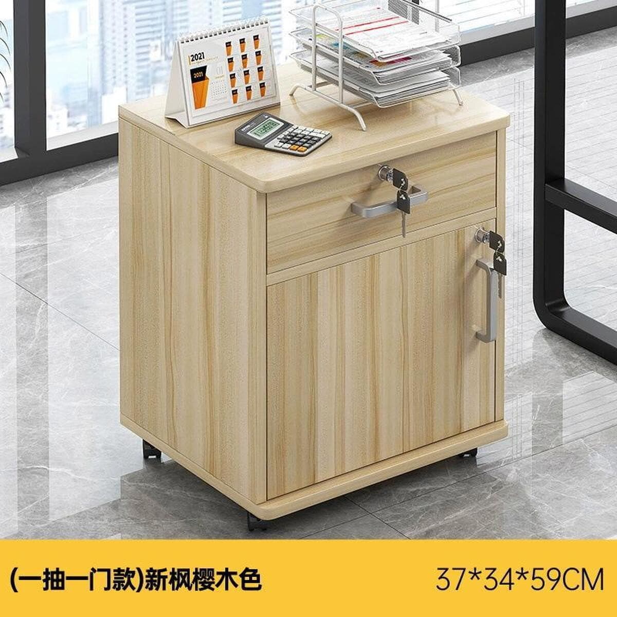 Картотечный Шкаф Офис Мобильный Боковой Шкаф Деревянный Шкафчик Ящик Шкаф Под Стол Хранения Низкий Шкаф Хранения Принтера
