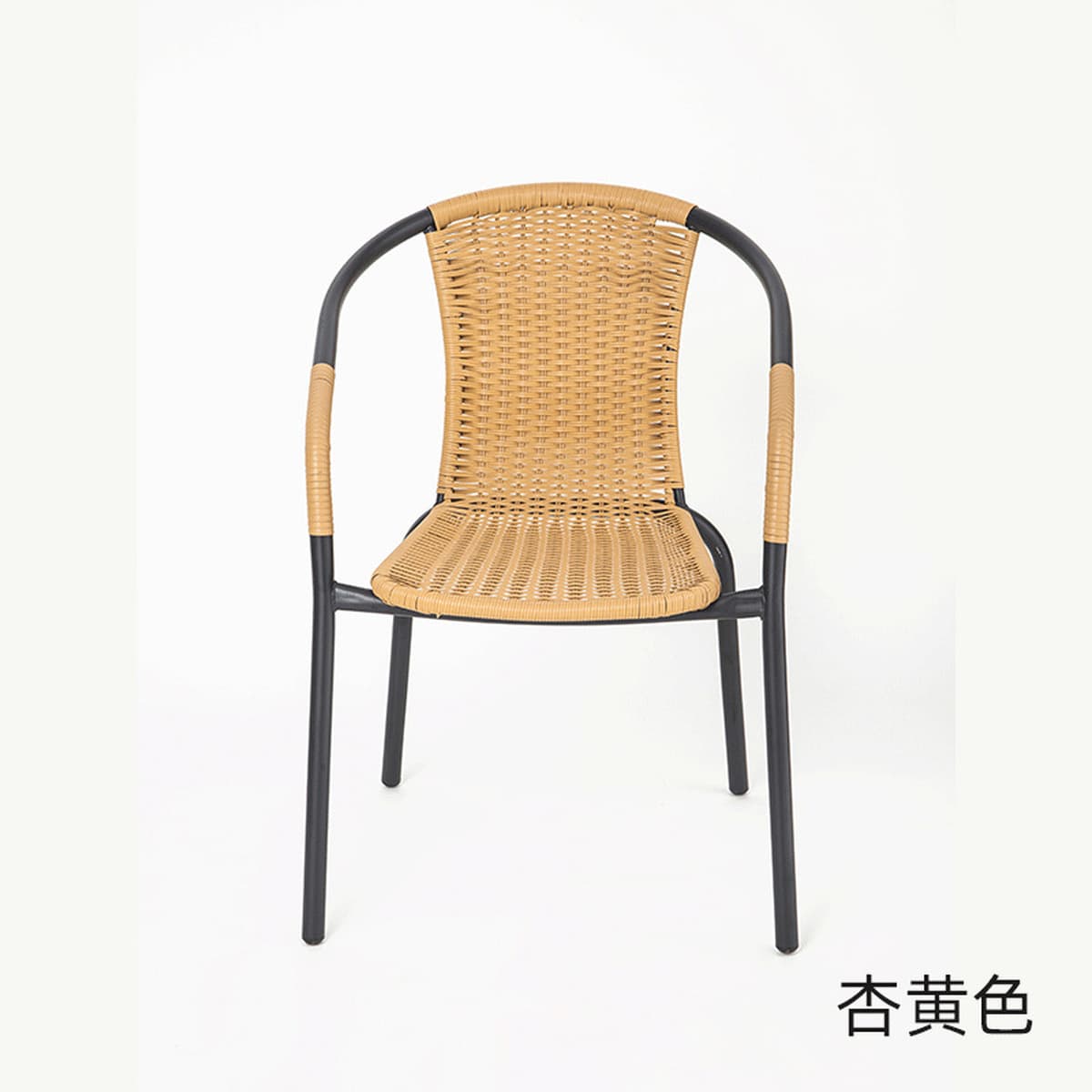 Кресло из ротанга для отдыха на террасе, в саду, на балконе, кресло с подлокотниками из кованого железа для кафе, прямые...