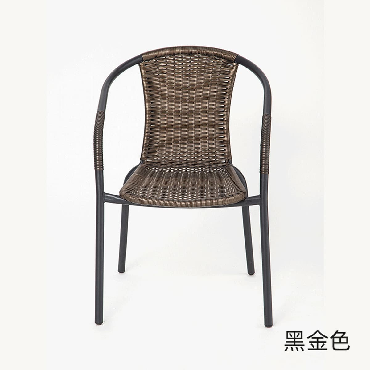 Кресло из ротанга для отдыха на террасе, в саду, на балконе, кресло с подлокотниками из кованого железа для кафе, прямые...