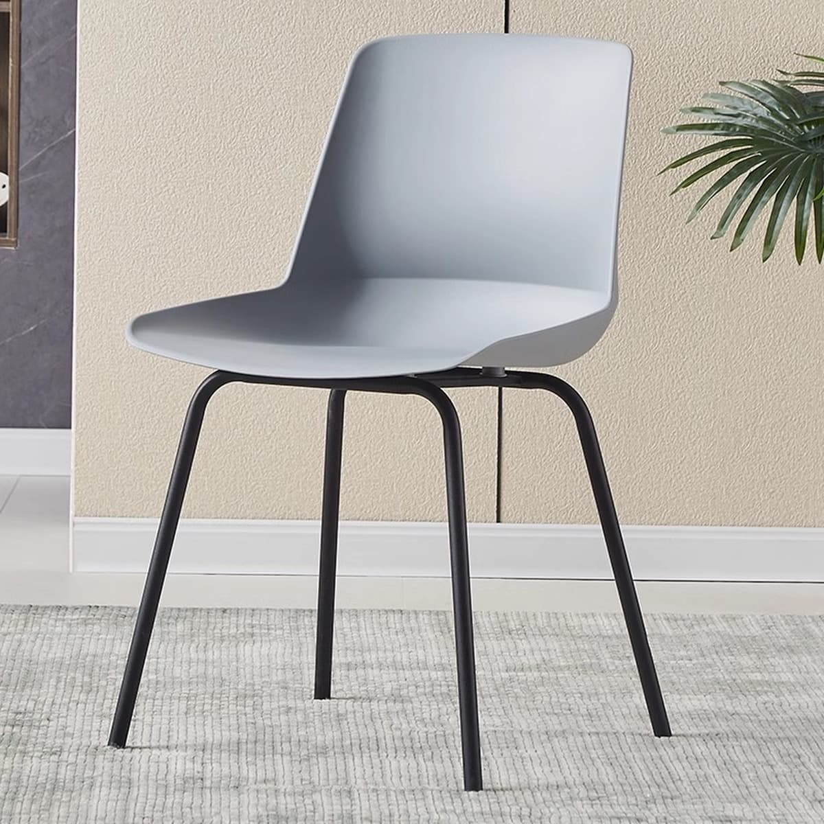 Скандинавский пластиковый обеденный стул утолщенный столовая спинка кресло современной домашней конференции