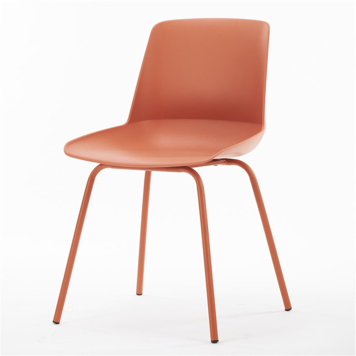 Скандинавский пластиковый обеденный стул утолщенный столовая спинка кресло современной домашней конференции