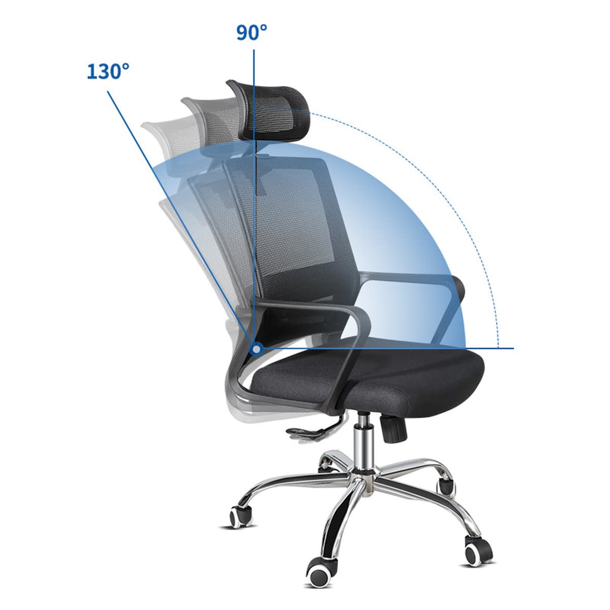 Офисный стул для трансграничной внешней торговли, удобный и сидячий, оптовый стул для домашнего компьютера, сетчатый стул...