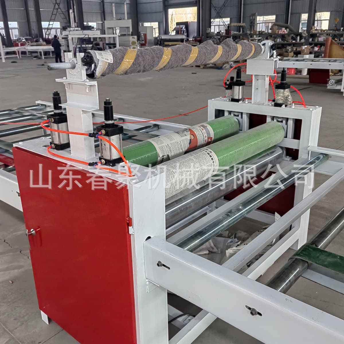 Линия производства плоской ламинации шпона, машина для горячего нанесения шпона PUR для отделки древесины, машина для...