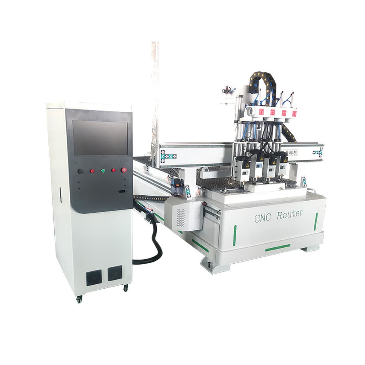 Фрезерный станок с ЧПУ, четырехпроцессорный, полностью автоматический, для обработки мебельных дверных панелей,...