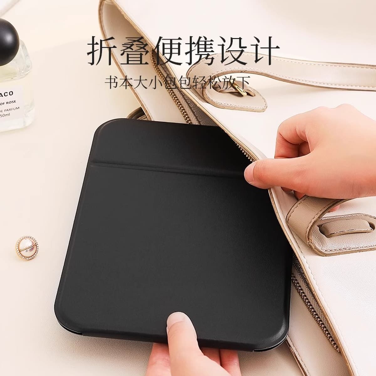 Умное светодиодное зеркало для макияжа с подсветкой, настольное зеркало в стиле инс для туалетного столика в спальне...