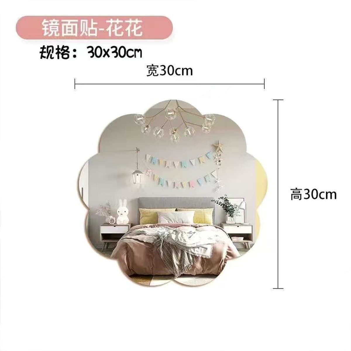 Зеркало в ванной комнате с самоклеящаяся стена туалетный столик зеркало зеркало косметическое зеркало без перфорации...