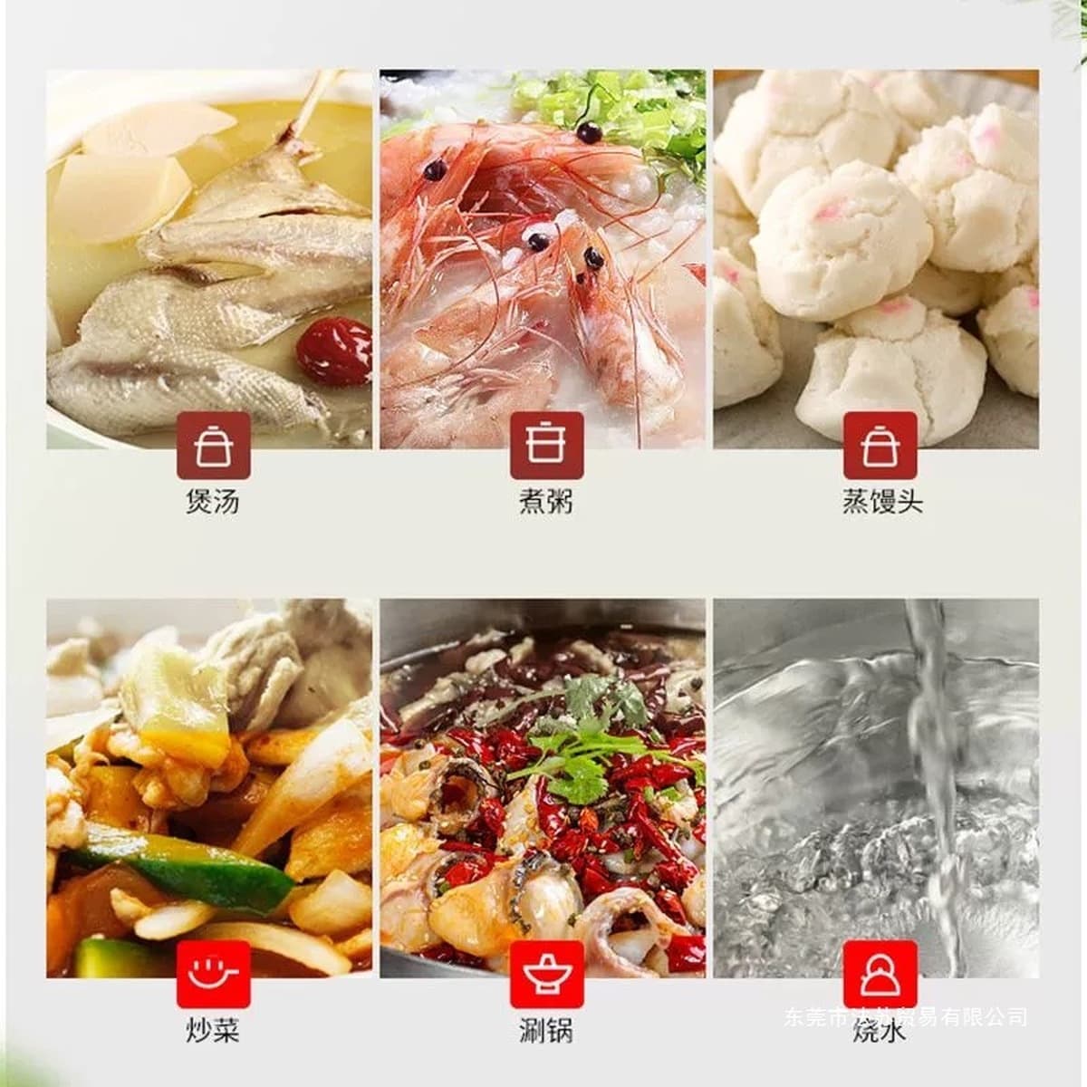 Электрическая кастрюля, многофункциональная бытовая электрическая кастрюля для приготовления пищи, встроенная электрическая...