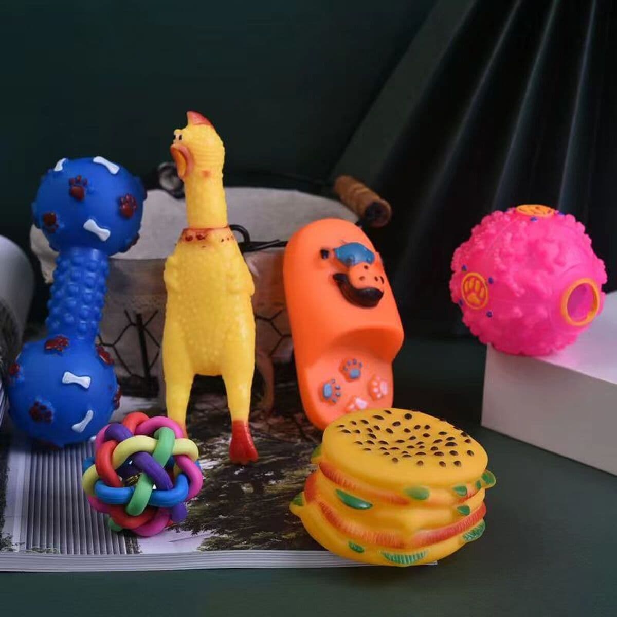 Игрушки и принадлежности для домашних животных, фрисби, мяч для домашних животных, игрушки для щенков, устойчивая к укусам...