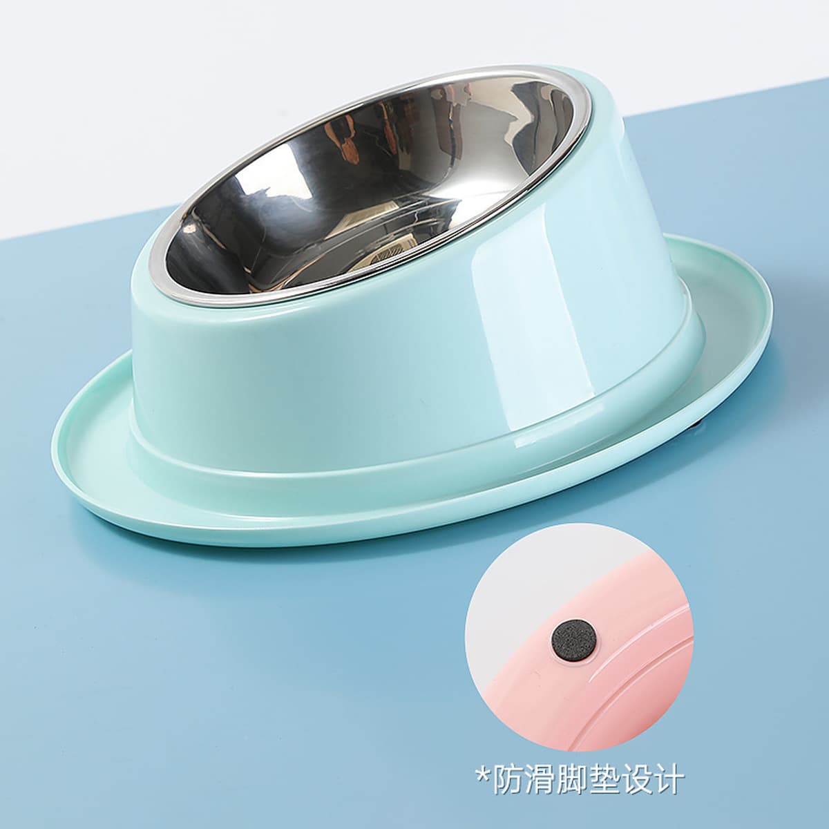 Новый цвет макарон 15 градусов наклон из нержавеющей стали собачьи чаши для защиты шейного отдела позвоночника