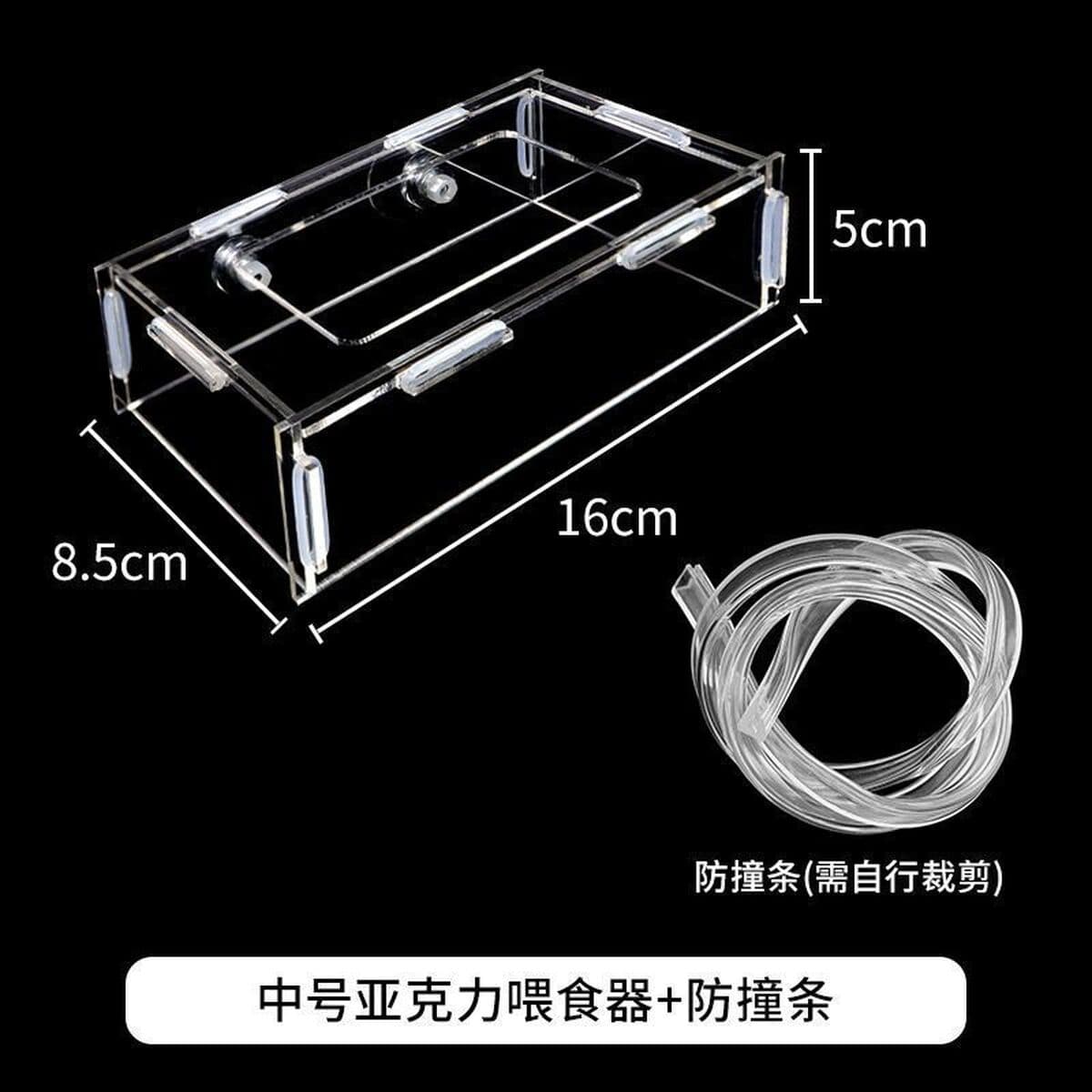 Акриловая кормушка для аквариумных аквариумов для кормления рыбы Рыба для кормления рассеянный павлин для аквариума