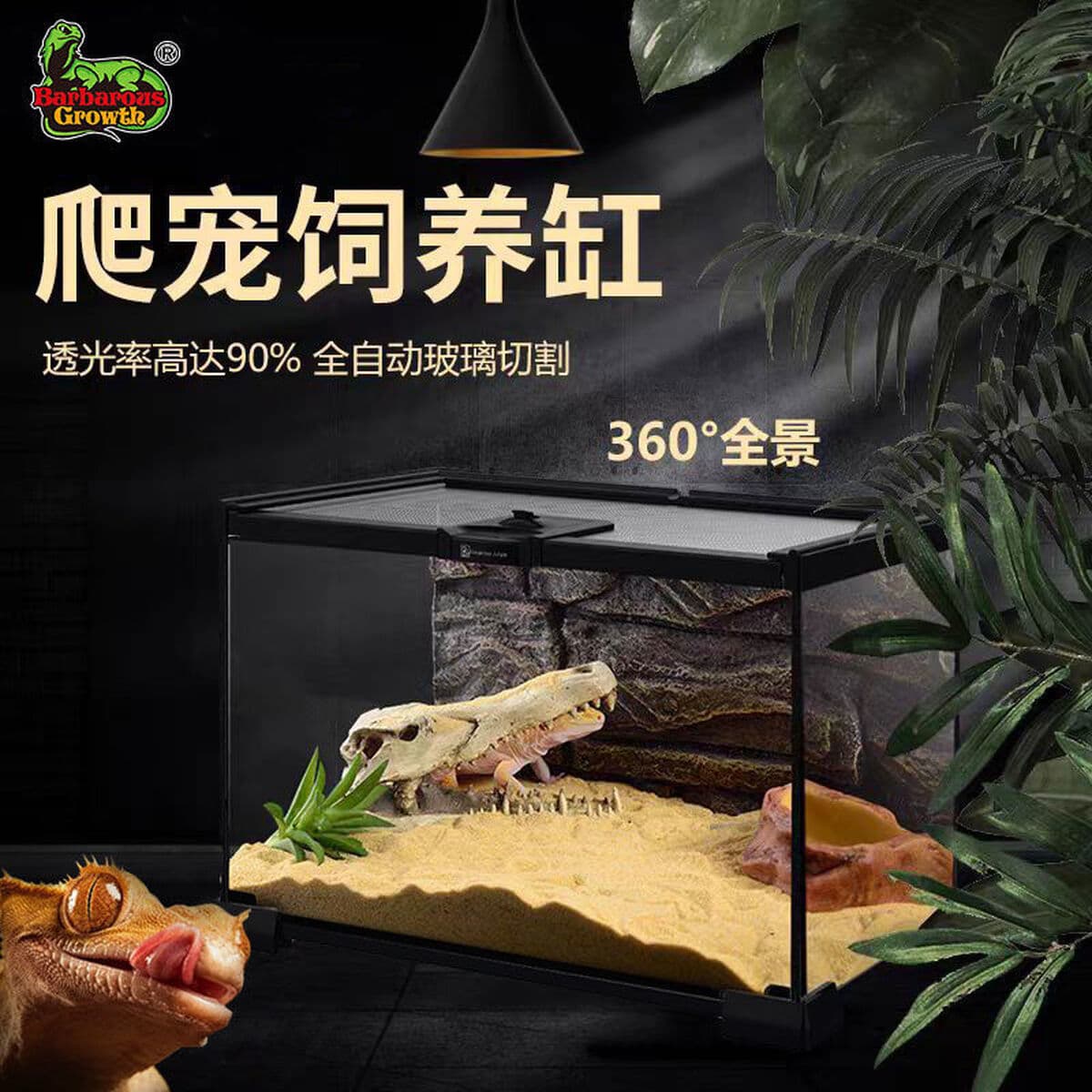 Стеклянный резервуар для тропических лесов, ящик для разведения рептилий, ящик для разведения ящериц, экологический...
