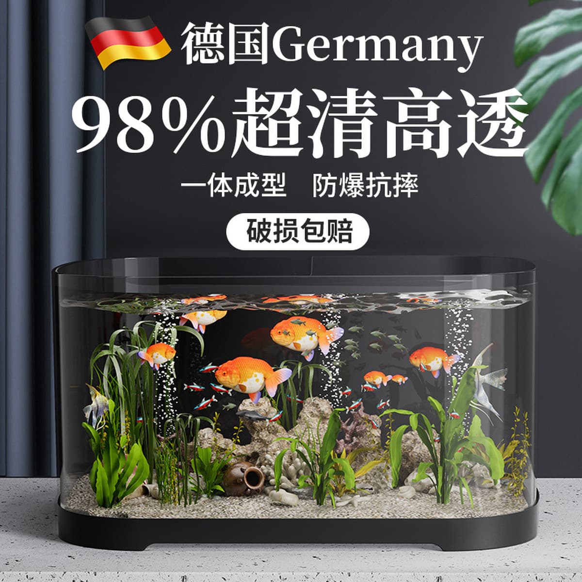 Популярный прозрачный аквариум для микроландшафта, аквариум для дома и офиса, декоративный аквариум для черепах, товары для...