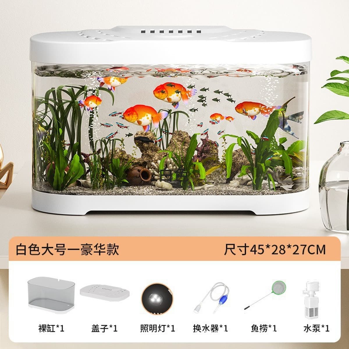 Популярный прозрачный аквариум для микроландшафта, аквариум для дома и офиса, декоративный аквариум для черепах, товары для...