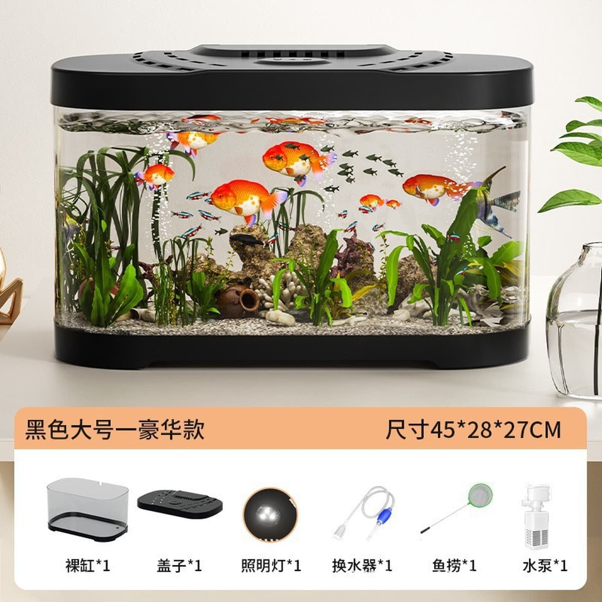 Популярный прозрачный аквариум для микроландшафта, аквариум для дома и офиса, декоративный аквариум для черепах, товары для...