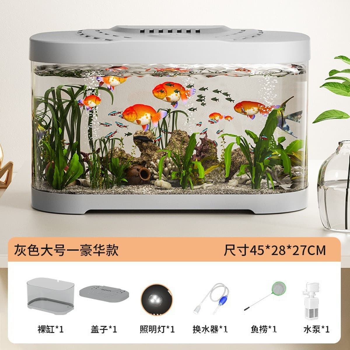 Популярный прозрачный аквариум для микроландшафта, аквариум для дома и офиса, декоративный аквариум для черепах, товары для...