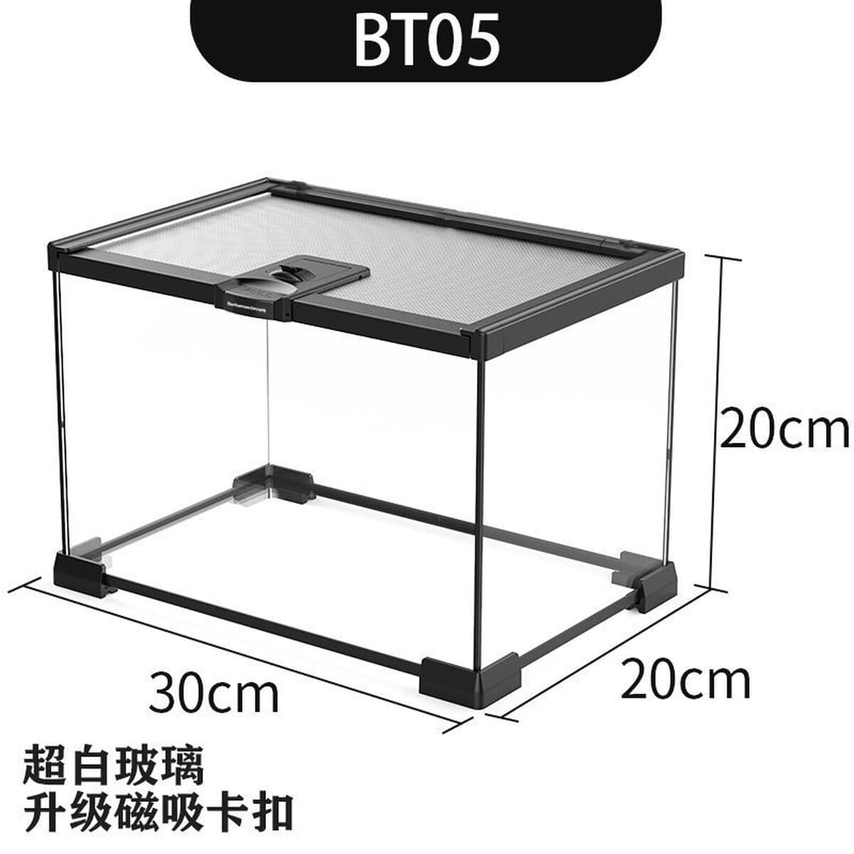 Стеклянный ящик для разведения рептилий, ящик для разведения ящериц, экологический резервуар, рогатая лягушка, ящик для...