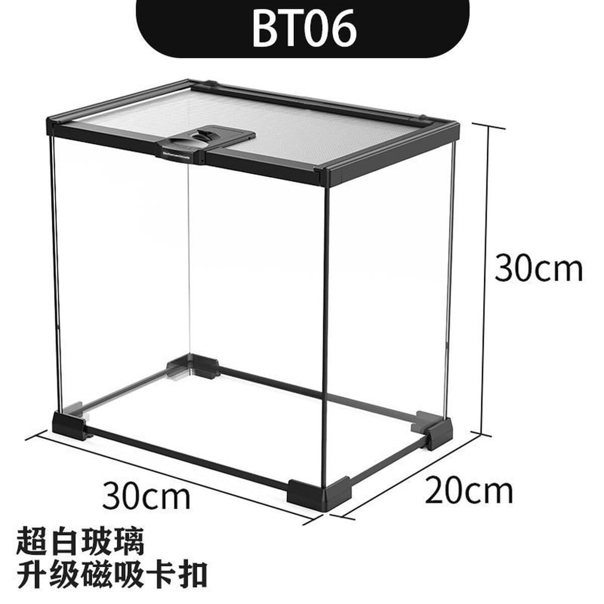 Стеклянный ящик для разведения рептилий, ящик для разведения ящериц, экологический резервуар, рогатая лягушка, ящик для...