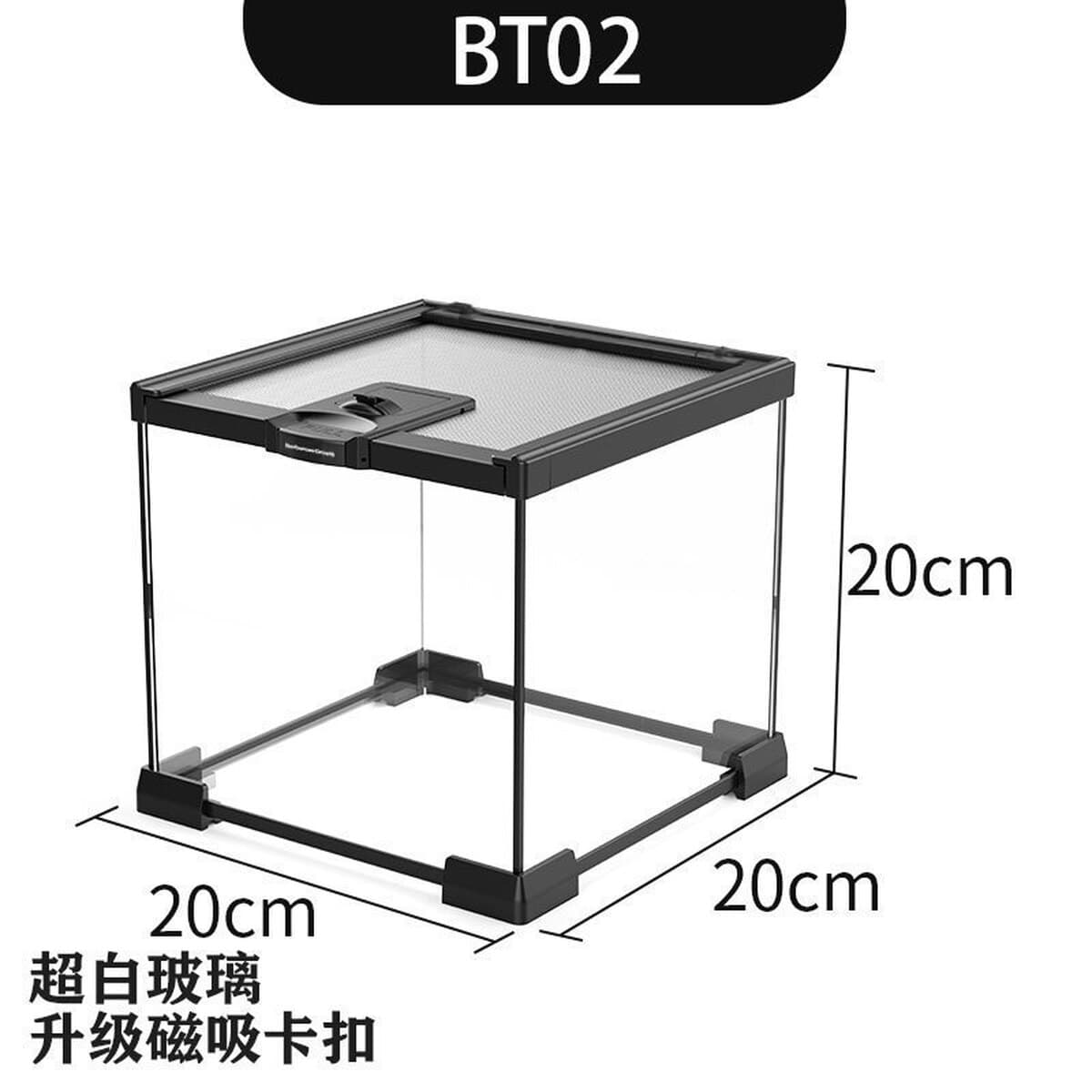 Стеклянный резервуар для тропических лесов, ящик для разведения рептилий, ящик для разведения ящериц, экологический...