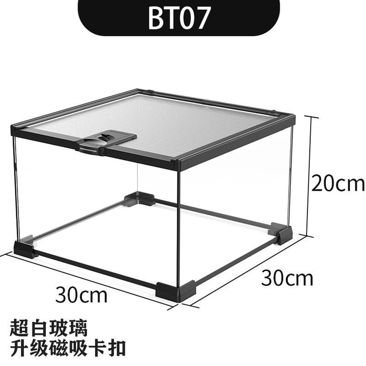 Стеклянный резервуар для тропических лесов, ящик для разведения рептилий, ящик для разведения ящериц, экологический...