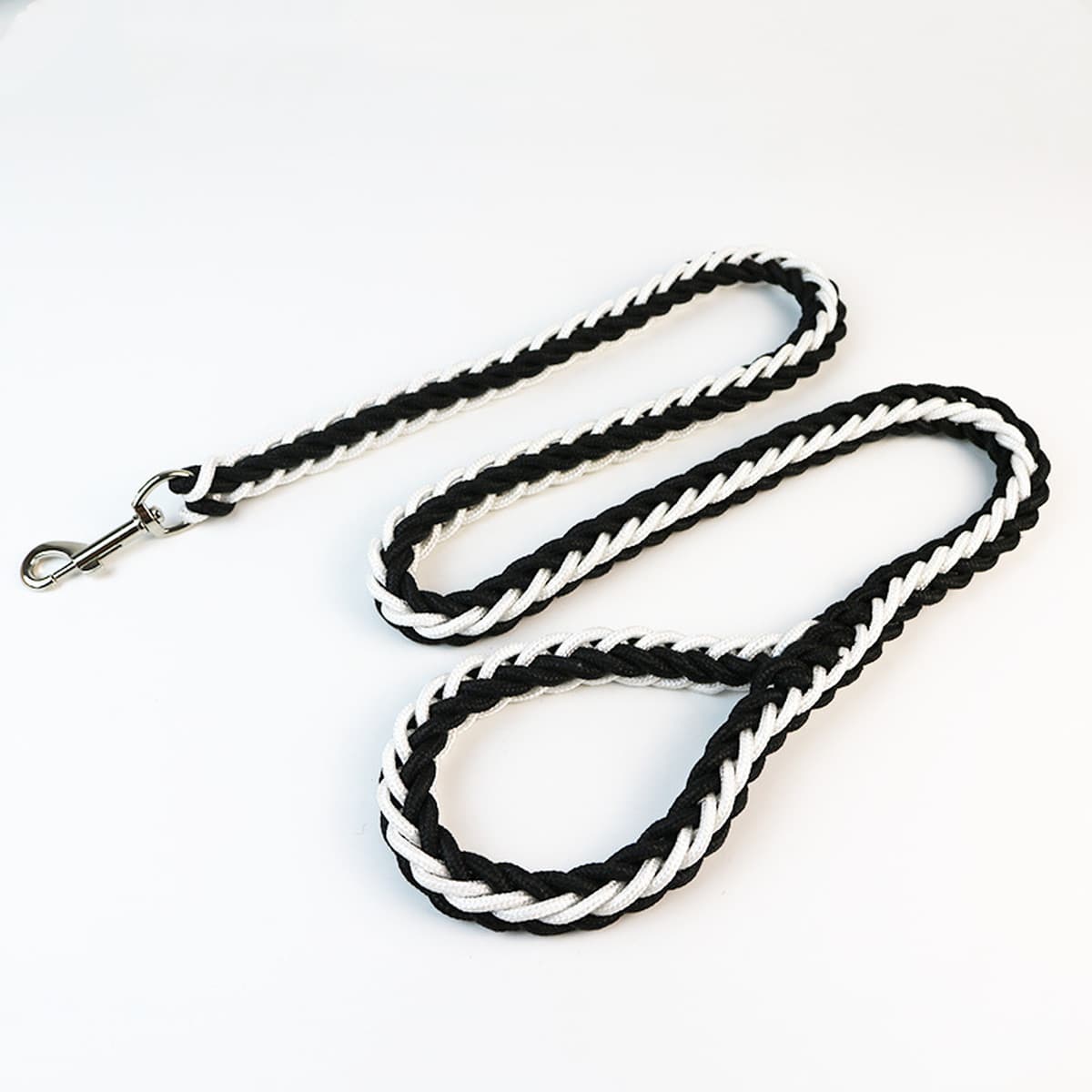 Одноместный плетеный восьмижильный поводок из веревки, золотой ретривер, большой и средний поводок для собак, поводок для...