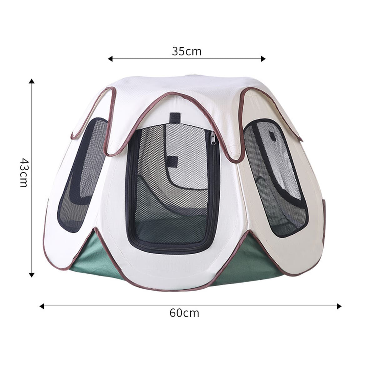 Складная восьмиугольная клетка для животных из водонепроницаемой ткани Оксфорд, съемная и моющаяся, устойчивая к царапинам,...
