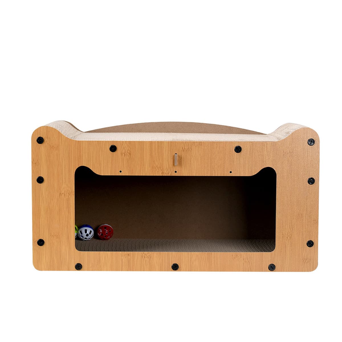 Товары для животных: вертикальный домик-когтеточка для кошек, вилла из гофрированного картона, нелиняющая, очень большая, с...