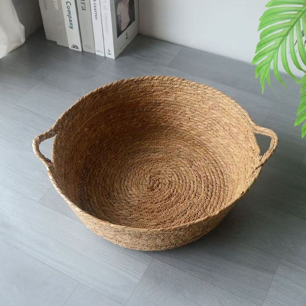 Ротанговое кошачье гнездо Four Seasons Универсальный кибер-знаменитость Зимний теплый кашпо Кошачья кровать Кошачья...