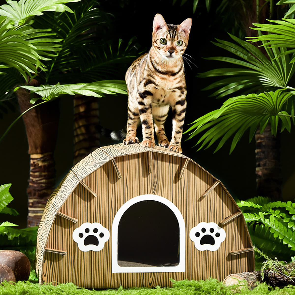 Супер твердая гофрированная бумага кошачья царапина доска на дереве дом Кошачий коготь доска шлифовальная лапа кошачье...