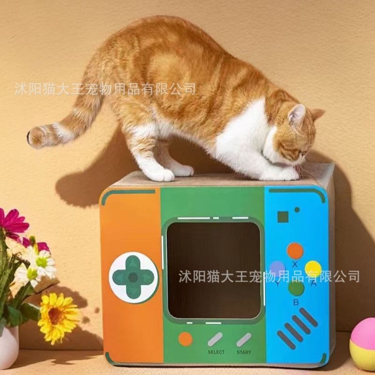 Бесплатная доставка, красочная лежанка-домик для кошек из гофрированного картона, вертикальное кошачье гнездо, устойчивое к...