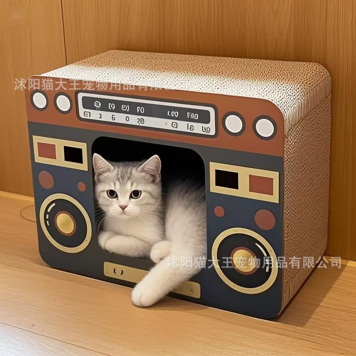 Бесплатная доставка, красочная лежанка-домик для кошек из гофрированного картона, вертикальное кошачье гнездо, устойчивое к...