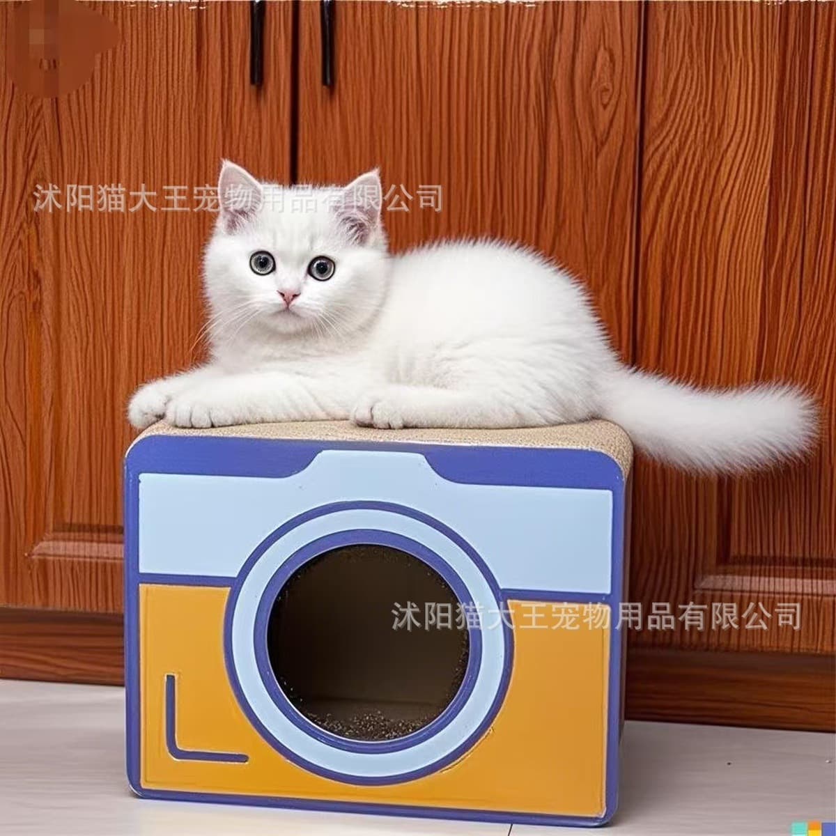 Бесплатная доставка, красочная лежанка-домик для кошек из гофрированного картона, вертикальное кошачье гнездо, устойчивое к...