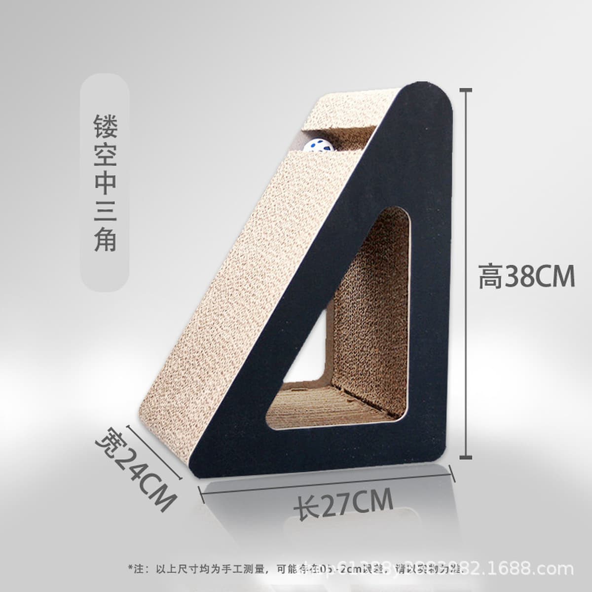 Доска для кошачьих когтей, встроенное деревянное утолщенное гофрированное бумажное гнездо, износостойкое и нелиняющее...