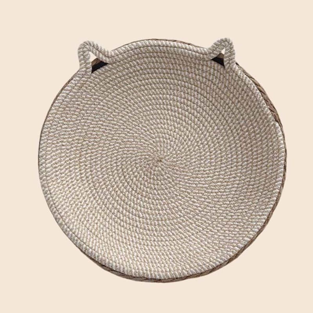 Кошачье гнездо из ротанга в стиле принцессы, летние товары для домашних животных на все времена года, доска для кошачьих...